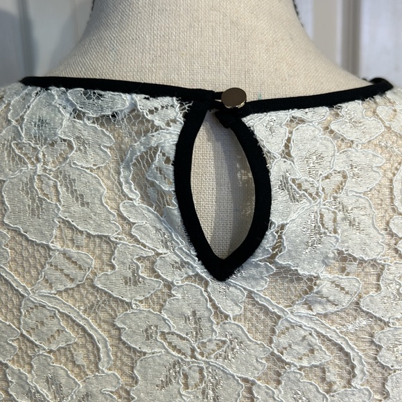 Diane Von Furstenberg Barbie Lace Overlay Stretch Dress - Picture 6 of 8